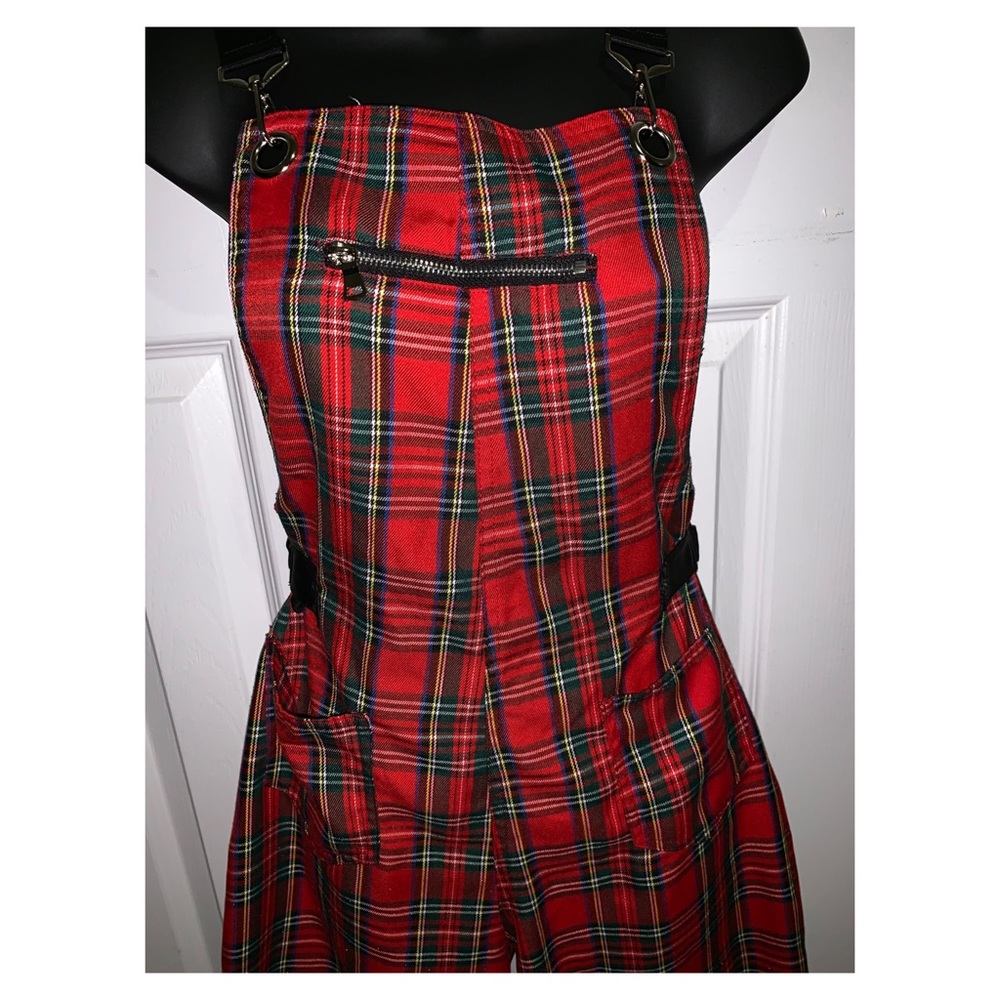 Red Patterned Overalls 🧨😍😍